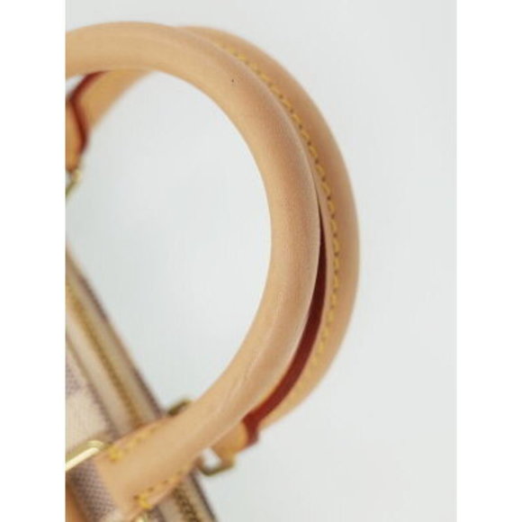 Louis Vuitton Damier Azur White Speedy Bandouliere Bag - Picture 4 of 5